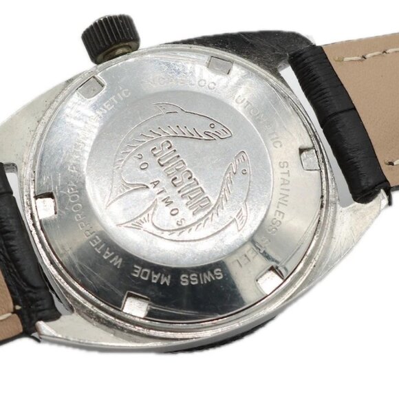 Vintage Vintan Substar w Lollipop Hand Men's Automatic Wristwatch Swiss Steel - Picture 5 of 5